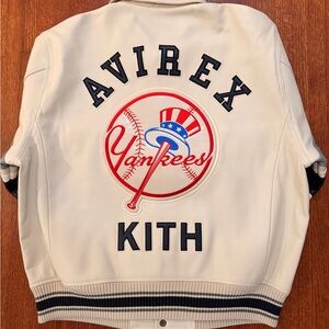 Avirex New York Yankees Kith Leather Jacket